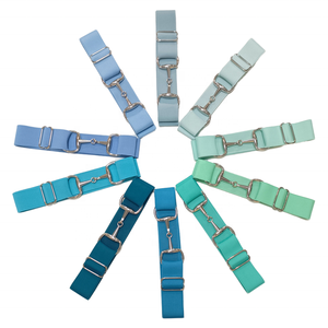 Cintura Equestre Elasticizzata a Vita Alta da 3,8 cm per Equitazione con Fibbia a Morso, Incisione Logo Gratuita, Tinta Unita, Nessun MOQ - Product Image 3