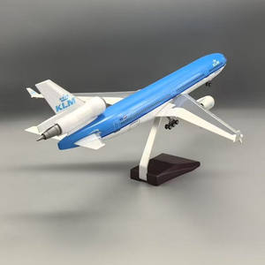 Cadeaux de Noël chauds et artisanat Échelle rechargeable 1:130 47cm Avion MD-11 <span class=keywords><strong>KLM</strong></span> à grande échelle à vendre - Product Image 1