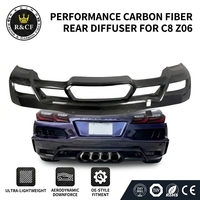 Diffuseur arrière en fibre de carbone style OE pour Corvette C8 Z06 Eray 2023 2025 S9