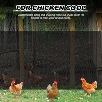 Filet d'ombrage en PEHD pour serres et cultures, couverture de protection 50%-75% pour vergers et jardins