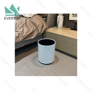 Mở Top Xoay Nắp Phòng Khách Sạn Chất Thải Thùng Phòng Khách Thùng Rác Có Thể Với Nhà Thùng Rác Phong Cách Mộc Mạc Thùng Rác Cho Nhà Sử Dụng - Product Image 6