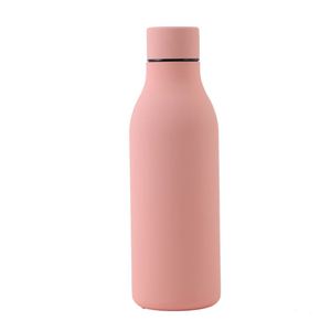 Wholesale 550Ml Double-Wall Stainless Steel Vacuum Flask Rubberized Mouth Customized Logo <b>Small</b> Thermos Water <b>Bottle</b> - Product Image 2