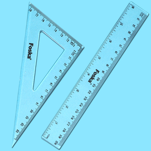 Foska goniometro dritto e triangolo strumento di geometria matematica righelli <span class=keywords><strong>in</strong></span> plastica trasparente per il <span class=keywords><strong>disegno</strong></span> e la misurazione 4 set - Product Image 2