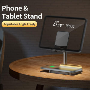4-in-1 Wireless Charging Universal 15W <b>Fast</b> Charging Night Light Multi-socket Mobile Phone Tablet Holder Wireless <b>Charger</b> - Product Image 4