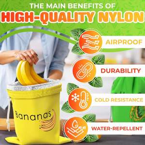 Sac de conservation isotherme en polyester pour fruits, réutilisable, personnalisé, avec cordon de serrage et feuille d'aluminium, vente en gros - Product Image 3