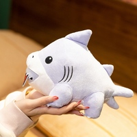 Peluche requin Jeff le requin terrestre, jouet en peluche lavable, doux et facile d'entretien, jouet de collection