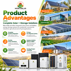 Sistema di Energia Solare da 10kW con Batteria al Litio per Impianto Solare <span class=keywords><strong>Off</strong></span>-Grid, Set Completo da 20kW per Sistema Energetico Domestico, Pacchetto Completo - Product Image 4