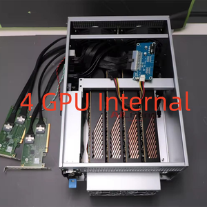 Base de Expansión para GPU CMP 170HX con 4 y 5 Ranuras para GPU, Compatible con 170HX RTX 4090 4080 3090 3080 2080Ti, Estación de Trabajo de IA, Servidor PCIe 4.0 x16 - Product Image 5