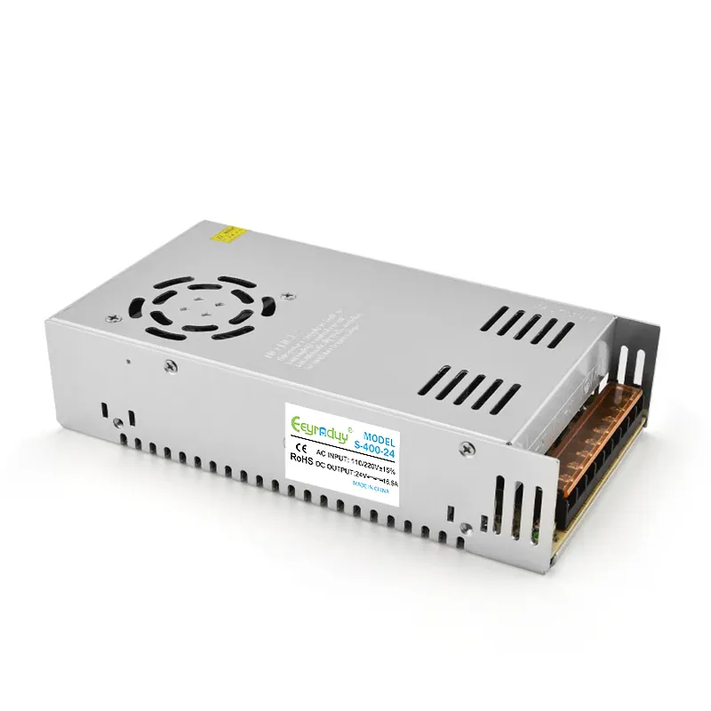 AC to DC Single Output LED Power Supply 400W 24V 16.5A Switching Power Supply for LED Lights/CCTV Cameras