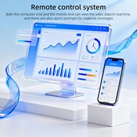 Distributeur automatique de crèmes glacées pour centre commercial, aéroport, hôtel, cinéma, supermarché, multi-saveurs, DIY, libre-service, sans surveillance