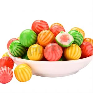 Échantillon <span class=keywords><strong>gratuit</strong></span> d'usine de vente chaude grossiste de gomme à bulles de boule de pastèque remplie de confiture de fruits de Chine - Product Image 3