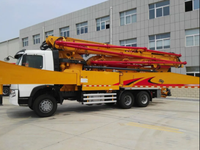 Camion pompe à béton HB66V avec flèche de 66 m, flèche à 6 sections pour le coulage de béton dans les immeubles de grande hauteur