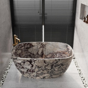 PerfectStone - Piedra de Mármol Natural Calacatta Violet Viola de Diseño Moderno y Lujo para la Construcción de Villas y Hoteles - Product Image 4