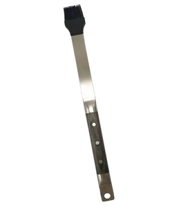 Outils de cuisson pour <span class=keywords><strong>barbecue</strong></span> avec manche en <span class=keywords><strong>bois</strong></span> coloré, en acier inoxydable 430, 10 pièces - Product Image 3
