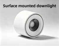 360 °   Plafonnier LED encastré réglable 7-12W, spot sans découpe, anti-éblouissement, pour maison, hôtel, bureau