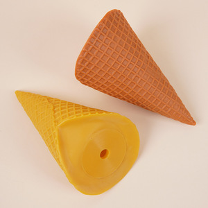 DIY miniature <b>ice</b> <b>cream</b> cone model, handmade <b>ice</b> <b>cream</b> base accessories, fake dessert cone, egg cone <b>toy</b>. - Product Image 3