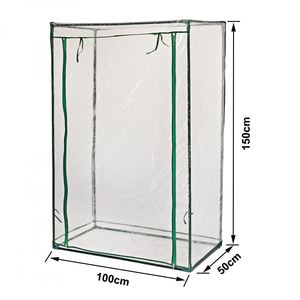 Mini-serre de jardin portable en PVC pliable pour légumes et tomates, avec fermeture éclair, pour l'extérieur et la maison - Product Image 2