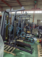 Machine à double fonction de rangée basse de pulldown de broche d'équipement de forme physique de force