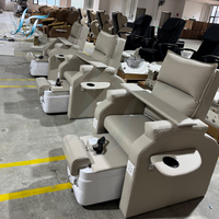 Fauteuil de pédicure de luxe à prix de gros pour spa des pieds, station de pédicure électrique, fauteuil de manucure et pédicure pour salon de beauté