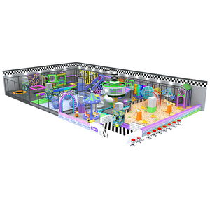 Equipo de Juegos Interior Personalizado, Centro de Juegos Suaves Comercial con Parque de Trampolines, Piscina de Pelotas y Circuito Ninja <span class=keywords><strong>para</strong></span> Centros Comerciales - Product Image 2