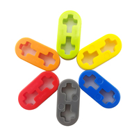 Vente en gros de blocs de construction en ABS 1x2 fins, poutres mécaniques, pièces détachées DIY MOC, n° 41677