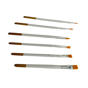 Fabriek Directe Verkoop Duurzaam Acryl Olie Aquarel Gezicht Schilderij Veganistische 6 Stuks Make-Up Borstel Set - Product Image 3
