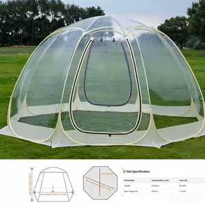 Tente bulle transparente en PVC pour le camping en plein air, observation des étoiles, imperméable, gonflable, installation facile, pour dormir en extérieur - Product Image 1