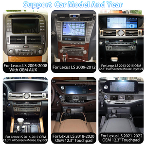 Viknav Compatible con el Sistema Original del Automóvil, Pantalla de 8 Pulgadas con Sistema <span class=keywords><strong>Linux</strong></span> para Lexus <span class=keywords><strong>LS</strong></span> 2007-2022, Apple CarPlay Inalámbrico y Android Auto - Product Image 2