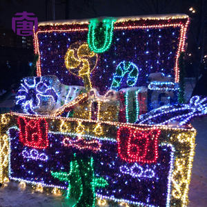 Tren de Juguete Thomas en 3D con Luces LED, Luces Navideñas Deslumbrantes para Exteriores con un Intrincado Motivo del Tren Thomas - Product Image 6