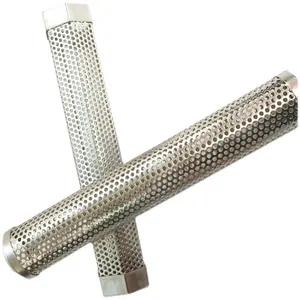 Gỗ pellet hút thuốc ống máy phát điện, ống hút thuốc 304 thép không gỉ di động hex ổn định thịt nướng khói máy phát điện ống