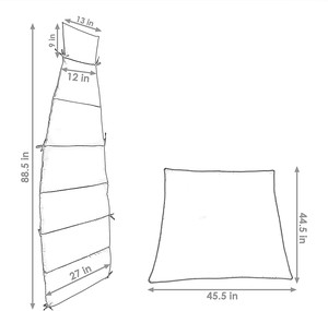 Cojín individual para columpio colgante, impermeable, grueso, con forma de luna, para exteriores - Product Image 6