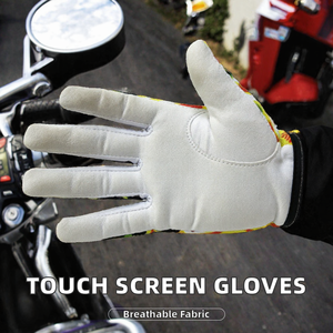 <b>Touch</b> <b>Screen</b> Motocross Racing <b>Gloves</b> Breathable Full Finger Driving <b>Gloves</b> Outdoor Unisex Motorcycle Use - Product Image 2