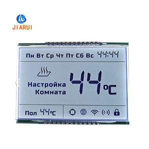 Écran <span class=keywords><strong>LCD</strong></span> de thermostat FSTN à 7 segments de taille personnalisée avec support PCB à rétroéclairage LED pour régulateur de température - Product Image 2