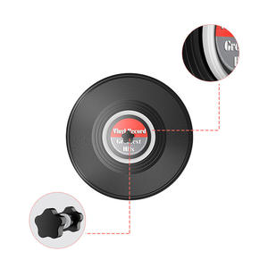 MS Food grade Silicone Vinyl <b>Record</b> Cleaning Clip 12x12x3cm Waterproof LP Disc Protective Cover Turntable <b>Storage</b> Accessory - Product Image 6