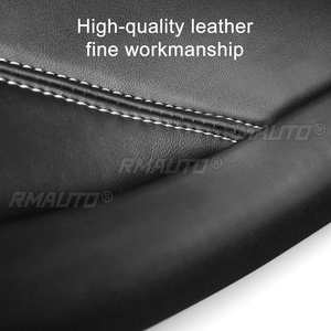 Protector de Umbral de Puerta Trasera de Cuero para Tesla Model Y 2021, Anti-Patadas, Protección Oculta, 2 Piezas/Juego, Fácil de Instalar - Product Image 4