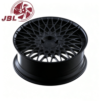 Nuevas Llantas de Aleación de Aluminio Forjado de Una Pieza de 16-24 Pulgadas, Color Negro Mate, Diseño Irregular de Malla Hueca Profunda y Cóncava para SUV Deportivos