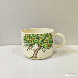 <span class=keywords><strong>Taza</strong></span> <span class=keywords><strong>de</strong></span> Café <span class=keywords><strong>de</strong></span> Cerámica Hecha a Mano <span class=keywords><strong>con</strong></span> <span class=keywords><strong>Diseño</strong></span> <span class=keywords><strong>de</strong></span> Manzana Pintado a Mano - <span class=keywords><strong>Taza</strong></span> <span class=keywords><strong>de</strong></span> Porcelana Personalizada para Regalos Navideños - Product Image 4