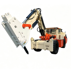 Brise-roche hydraulique mobile sur chariot 2950 pour l'extraction minière, brise-roche sur chariot pour le brisage de pierres en tunnel souterrain, concasseur de roche de tunnel - Product Image 1