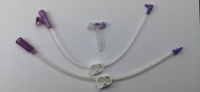 Kit de sonde gastrostomique miniature en silicone de qualité médicale, stérilisé à l'oxyde d'éthylène, pour adultes et enfants