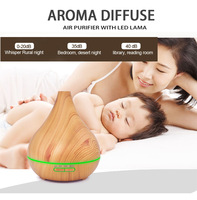 Glomket pelembab udara elektrik, Pelembab udara pintar PC Modern WiFi dengan kontrol & fungsi Timer, penyebar Aroma serat kayu ultrasonik