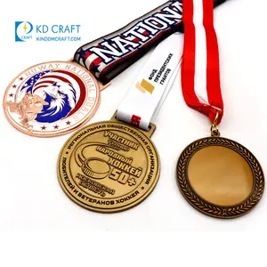 Design unique Logo personnalisé Outrigger Canoë Nautisme Championnat Médailles Fun Rainbow Beach Run Race Award Médaille sportive