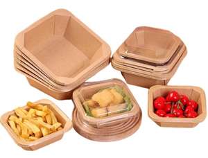 Récipient alimentaire fabricant boîte à lunch faisant la Machine plateau papier assiette fruits boîte salade carré repas boîte faisant la Machine - Product Image 2