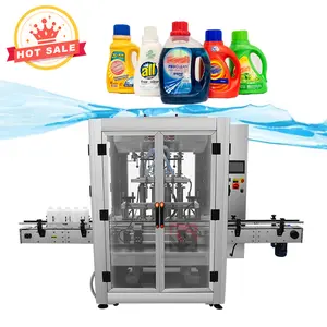 High speed automatic liquid hotel detergent gel shampoo bottle filling machine supplier