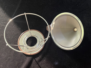 <span class=keywords><strong>Filtre</strong></span> à café goutteur en acier inoxydable, facile à nettoyer <span class=keywords><strong>sans</strong></span> <span class=keywords><strong>papier</strong></span>, verser sur la <span class=keywords><strong>cafetière</strong></span>, <span class=keywords><strong>sans</strong></span> <span class=keywords><strong>papier</strong></span> - Product Image 5