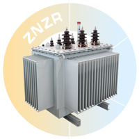 Transformateur immergé dans l'huile triphasé monté sur poteau 50-630 kVA, 11-33 kV vers 380-415 V pour projets EPC d'entreprises publicitaires, 50/60 Hz, 200 kVA, 11 kV