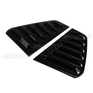 Glossy Black Rear <b>Window</b> Louver Shutter <b>Cover</b> Trim for VW for GOLF MK7 MK7.5 2014-2019 - Product Image 4