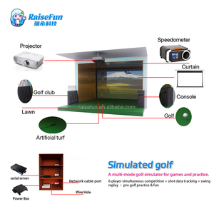 RaiseFun Indoor-Sportunterhaltungsgerät Golfsimulator zum Fabrikpreis für Kleinunternehmen, Spielhallen, Büros und Familien - Product Image 4