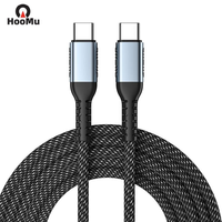 Cable USB 3.0 Tipo-C a Tipo-C de Carga Súper Rápida de 240W con Material de Nylon y ABS para Teléfono Móvil, Tableta, Auriculares y Banco de Energía