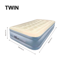 Matelas pneumatique gonflable Camping Style moderne Lit gonflable pour 2 personnes Chambre à coucher Utilisation extérieure Meilleur mobilier Literie