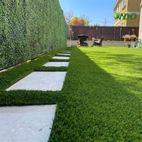 Mur de fleurs en gazon synthétique, tapis de gazon mural, plante artificielle, clôture en gazon artificiel